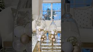 Cloche styling for the holidays christmas holidaydecor merrychristmas diy christmasdecor home [upl. by Nomannic]