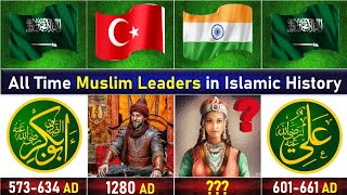 All Time Muslim Leaders in Islamic History islam [upl. by Ydnes]