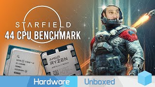 Starfield 44 CPU Benchmark Intel vs AMD Ultra High Medium amp Memory Scaling [upl. by Sol]