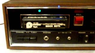 Vintage Channel Master 8 Track Player Recorder AMFM Stereo ReceiverModel 6329Product Test [upl. by Monika]