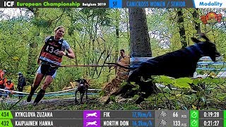 EUROPEAN CHAMPIONSHIP 2019 Part3A CANICROSS RACE [upl. by Enidlarej]