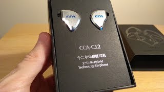 CCA C12 UNBOXING  6 Drivers Per Side Hybrid [upl. by Resiak189]