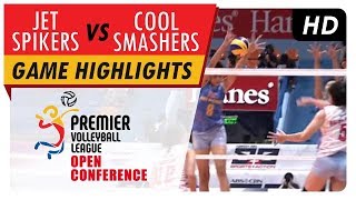 Jet Spikers vs Cool Smashers  PVL Open Conference Finals  Game Highlights  August 16 2017 [upl. by Milford29]