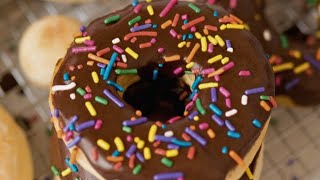 Ghar Per Donuts Banane Ka Tarik  Donuts Recipe Easy Doughnut Recipe  Donut Cake Recipe [upl. by Ioyal215]