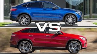 Mercedes GLC Coupe vs Mercedes GLE Coupe Road Test [upl. by Halladba]