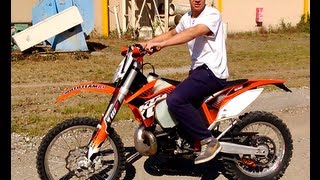 KTM 250 exc 2012  Test Drive [upl. by Nnahs420]