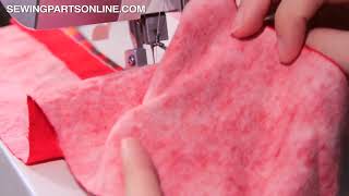 How To Create A Flatlock Stitch Serger  Overlock Machine [upl. by Julio]