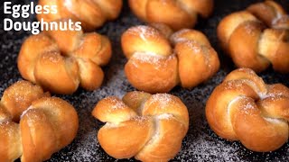 TwistedDonuts Eggless Donuts Recipe  No Yeast  No Oven  Homemade Twisted Donuts TastyFood [upl. by Frannie956]