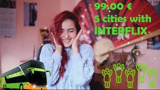 Interflix Review5 cities for 9900 €travel vlog [upl. by Anifares]