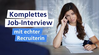 Das Vorstellungsgespräch BEISPIELDIALOG in voller Länge 🚀 I Traumjob [upl. by Alleen]