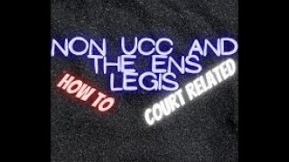 Contract  Court 101 NON UCC and the Ens Legis How To Preview [upl. by Nadnal]