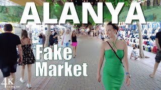 【4K】Alanya 2022 Сity center Fake market [upl. by Dahsraf]