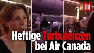 Turbulenzen Passagiere fliegen gegen die Decke – 37 Verletzte [upl. by Carina]