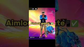 AIMLOCK UPDATE 🤯shortsshortfeedfreefireeditviralff [upl. by Naujak525]