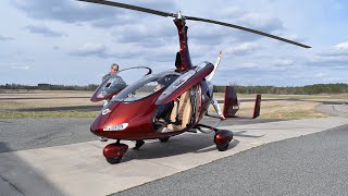 Cavalon Gyroplane Flight Demo buzz the hanger at 430 mark [upl. by Laryssa]