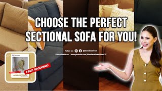 The Best Sectional Sofa for Your Living Room  Mandaue Foam  MF Home TV [upl. by Gariepy278]