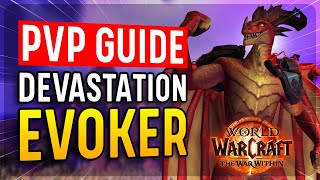 The ULTIMATE Devastation Evoker PVP Guide 1102 The War Within Talents Burst Stats Macros [upl. by Westerfield]