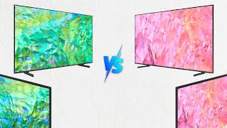 Samsung Q60C vs CU8000  QLED or Crystal [upl. by Ennyl]