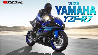 Symphony of Power and Style The All New 2024 Yamaha YZF R7 Revealed [upl. by Anirpas]