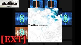 【jubeat saucer】 True blue EXT シャッターハンドクラップ数字 [upl. by Repotsirhc933]