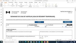 كيفية ملء الإستمارة Comment remplir le formulaire de visa visiteur pour le Canada IMM5257f [upl. by Conall293]