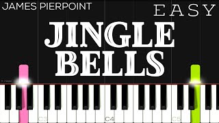 Jingle Bells  EASY Piano Tutorial [upl. by Lara]