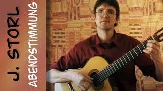 Stimmungsvolle Gitarrenmusik quotAbendstimmungquot mit Konzertgitarre  Gitarre Solo  Fingerstyle [upl. by Tiffani]