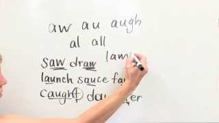 Lesson 7 ambiguous vowels aw au al all [upl. by Ecyac]