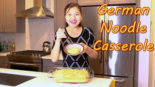 German Noodle Casserole Schinkennudeln  Oktoberfest Recipe [upl. by Egamlat]