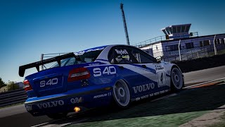 Volvo S40 BTCC  Pimax Crystal Light  Assetto Corsa  Brands Hatch GP [upl. by Iretak68]