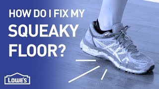 How Do I Fix My Squeaky Floor  DIY Basics [upl. by Lucian800]