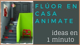 decoración flúor diseño como hacer ideas [upl. by Annawad]