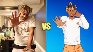 FORTNITE DANCES IN REAL LIFE Juice WRLD  Empty Out Your Pockets TikTok Dances amp Icon Series [upl. by Harraf161]