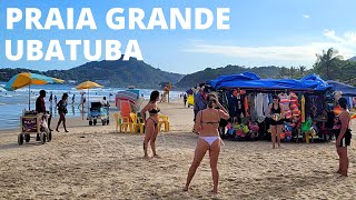 PRAIA GRANDE UBATUBA Uma das mais BADALADAS do Litoral Norte [upl. by Dine]