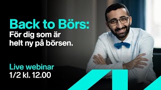 Back to börs  Spara med Ara [upl. by Alegnave]