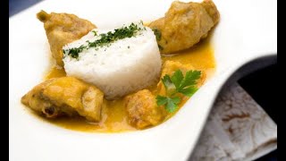 Receta de pollo al curry con arroz basmati  Karlos Arguiñano [upl. by Dnomal676]