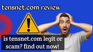 Tensnetcom review  is tensnetcom legit or scam Find out [upl. by Botzow]