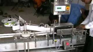 bottle labelling machine wrap around sticker labelling Bottiglia Etichettatrice [upl. by Monti]