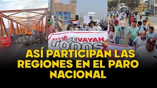 Regiones del Norte Centro y Sur se unen al paro nacional contra el gobierno y la inseguridad [upl. by Thom]