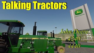 Farming Simulator 19  Talking Tractors 5  John Deere 42404440 [upl. by Aicram]