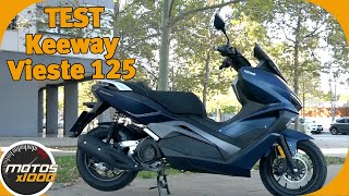 Test Keeway Vieste 125  Motosx1000 [upl. by Rodenhouse]