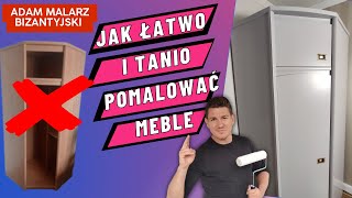 JAK DOBRZE I TANIO POMALOWAĆ MEBLE  ZRÓB TO SAM [upl. by Belford]