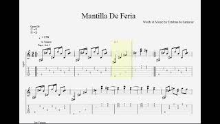 Sanlucar E Mantilla De Feria GUITAR PROTAB FREE DOWNLOAD TOTURIAL [upl. by Omissam]