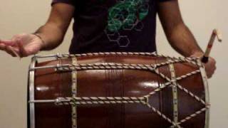 How to Play Dhol  Basic Explanation of Beats [upl. by Islek]