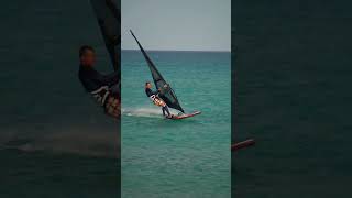 Windsurf action part 4  Fuerteventura  windsurf windsurfing windsurfshorts surf watersports [upl. by Orgell]