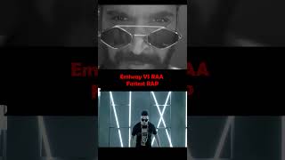 Emiway VS Raftaar  Fastest Rap  Emiway Bantai  Raftaar  emiwayvsraftaar [upl. by Clarisa]