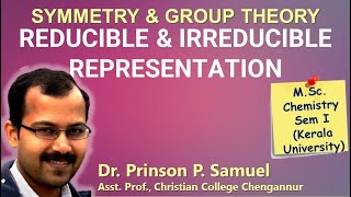 Reducible and irreducible representation  Part 1  MSc Chemistry Sem 1  University of Kerala [upl. by Yk]