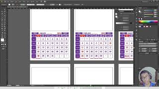 Template Kalender 2024 CDR AI PSD PDF JPG [upl. by Garcia803]