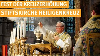 Festgottesdienst zum Fest Kreuzerhöhung aus der Stiftskirche im Stift Heiligenkreuz  15092024 [upl. by Norine]