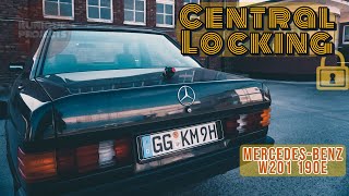 Mercedes Benz 190E W201  Central Locking  Zentralverriegelung [upl. by Leugimesoj]